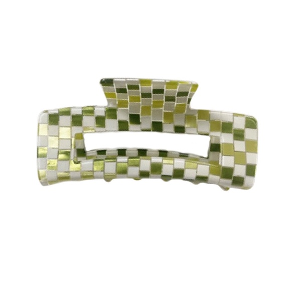 Checkered Claw Clips - Picture 4 of 5